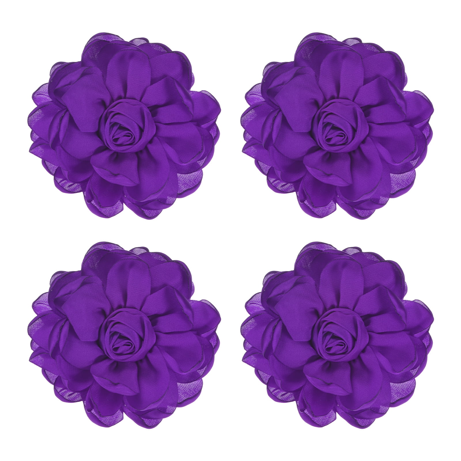 Uxcell 4 Pack Rose Flower Brooches and Pins for Women, Lapel Pins ...