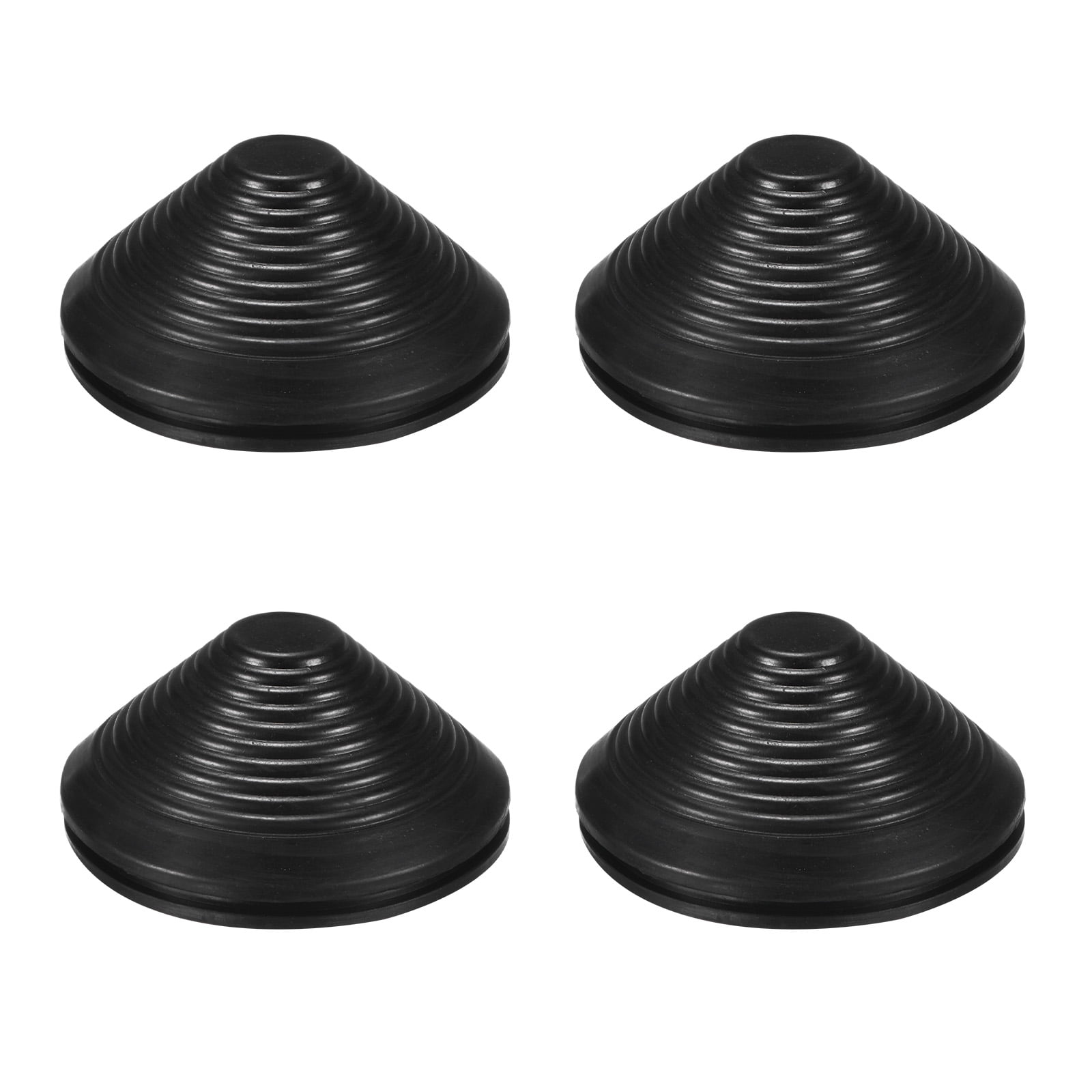 Uxcell 4-Pack Rubber Grommets for Wiring 130mm Tower Shaped Grommet