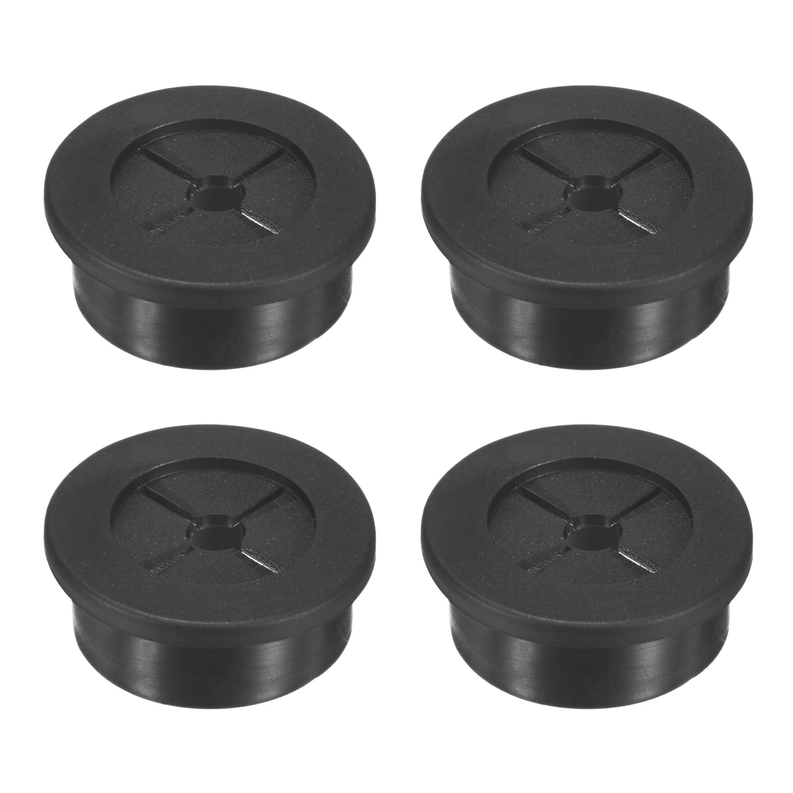 6-Pack Rubber Grommets For Wiring – 30mm Petal-Shaped Desk Cable Grommet, Flexible Cord Protector