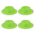 thumbnail image 1 of Uxcell 4 Pack Soft Boiled Egg Holder, Nonstick Silicone Egg Poacher Cups Poached Cups Kitchen Breakfast Gadget for Microwave Air Fryer Stove Top Cooking Boiled Poached, Green, 1 of 6
