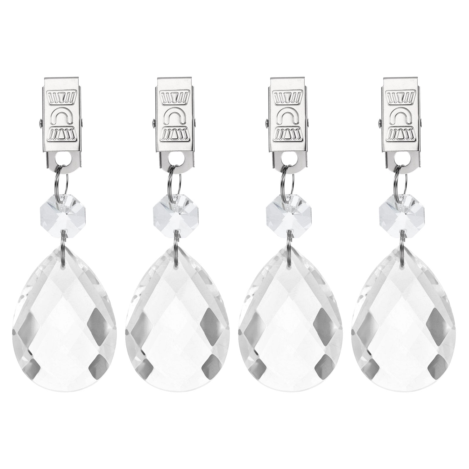 Uxcell 4 Pack Tablecloth Weights, Crystal Table Cover Weights with ...