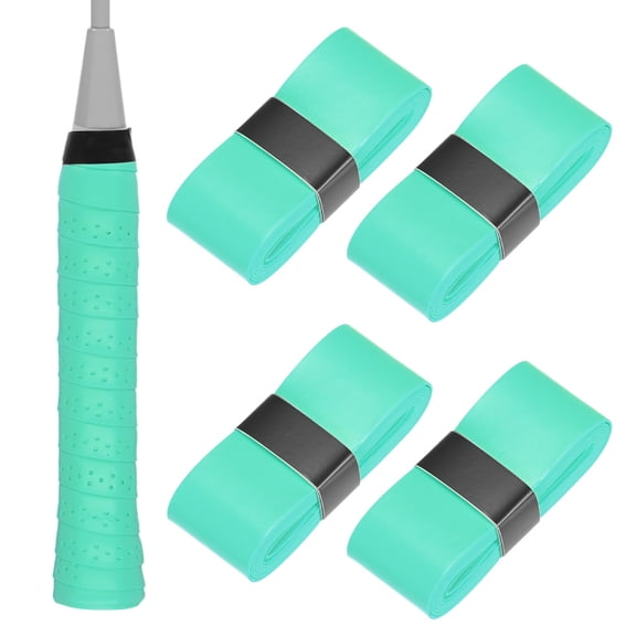 Uxcell 4-Pack Tennis Racket Grip Tape Anti-Slip Sweat Absorbent Pickleball Overgrip Grip Tapes for Pickleball/Racquetball/Badminton Green Blue