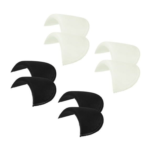 Uxcell 4 Pairs Shoulder Pads, Costume Shoulder Pads Small Breathable Sponge Pads 1cm Thick for Women Clothing Men