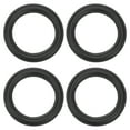 thumbnail image 1 of Uxcell 4 Pcs 3.5 Inch Rubber Speaker Edge Surround Rings 89x62mm(IDxOD) Perforated Subwoofer Rings Replacement Parts for Speaker Repair or DIY, Black, 1 of 6