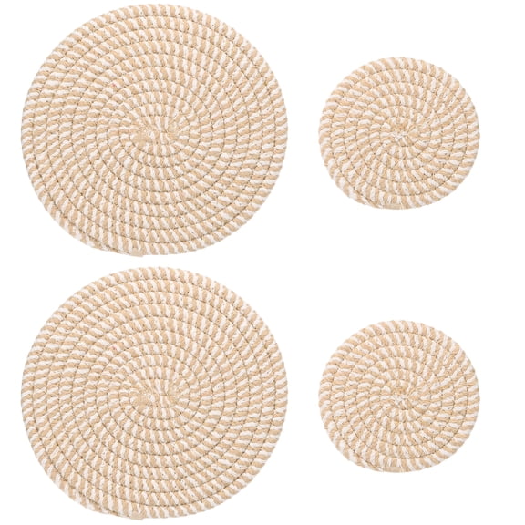 Uxcell 4 Pcs 4 Inch 7 Inch Plant Coasters Mat Pot Holders Plant Saucer Yellow Stripes