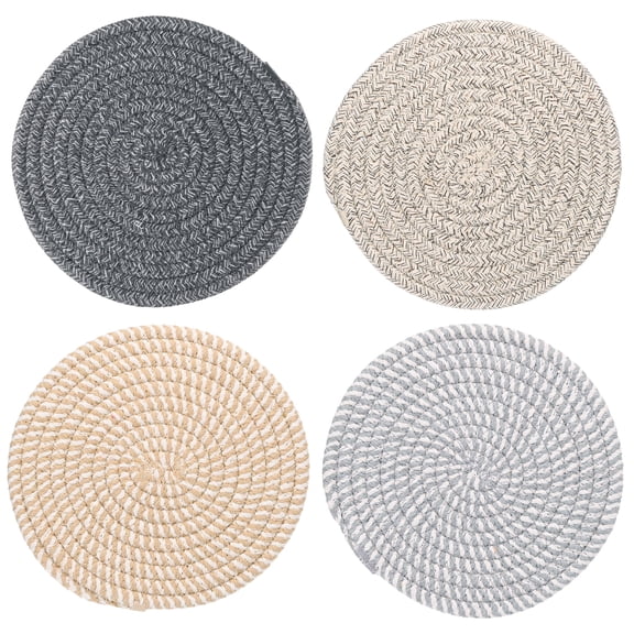 Uxcell 4 Pcs 7 Inch Plant Coasters Mat Pot Holders Plant Saucer Stripe Color Set