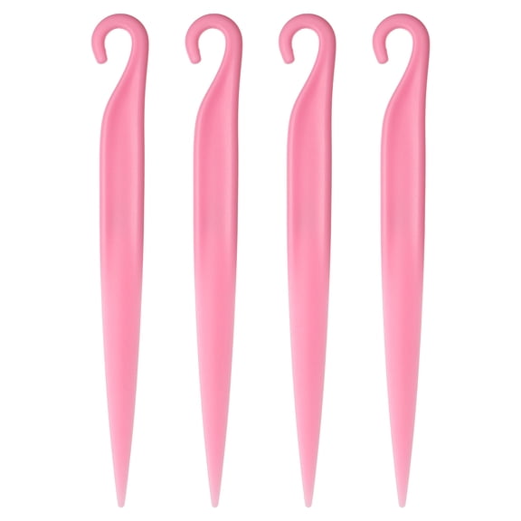 Uxcell 4 Pcs Cake Knife Scraper, Plastic Cake Stripping Knife Cookie Baking Tools Kitchen Accessories for Pastry DIY Baking, Pink