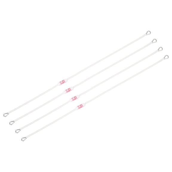 Uxcell 4 Pcs Ceramic Thermal Fuse 240 C 464 F 20A 250V Celsius Circuit Cutoff Temperature Fuse with 11.8" Leads for Rice Cooker Electric Kettles Home Appliance