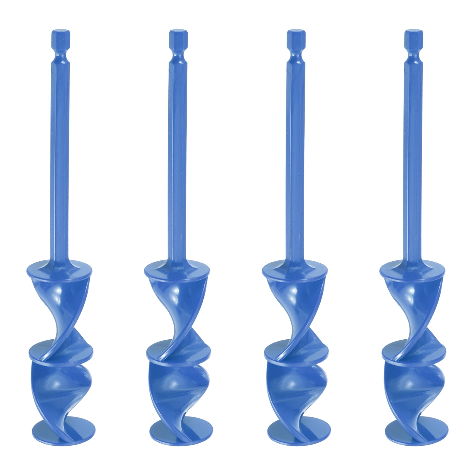 Uxcell 4 Pcs Drill Paint Mixer Epoxy Resin Mixer Helix Reusable ...