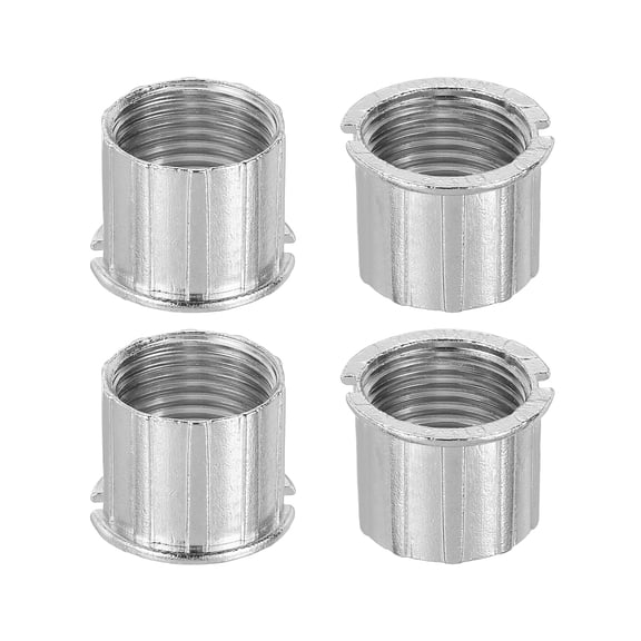Uxcell 4 Pcs G9 Light Socket Rings, M20 Threaded Metal Shade Holder Adapter Ring for 3/4in Thread Diameter 1.06in OD G9 Socket for Table Floor Pendant Chandeliers Lamp Light Fixture