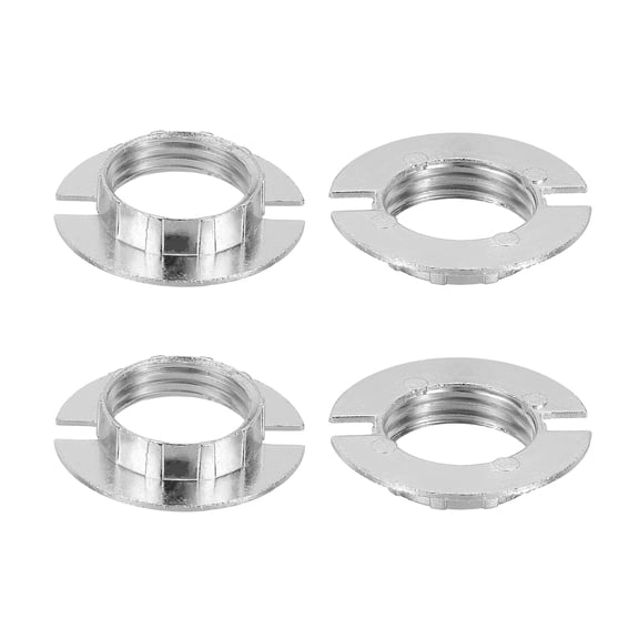 Uxcell 4 Pcs G9 Light Socket Rings, M20 Threaded Metal Shade Holder Adapter Ring for 3/4in Thread Diameter 1.42in OD G9 Socket for Table Floor Pendant Chandeliers Lamp Light Fixture