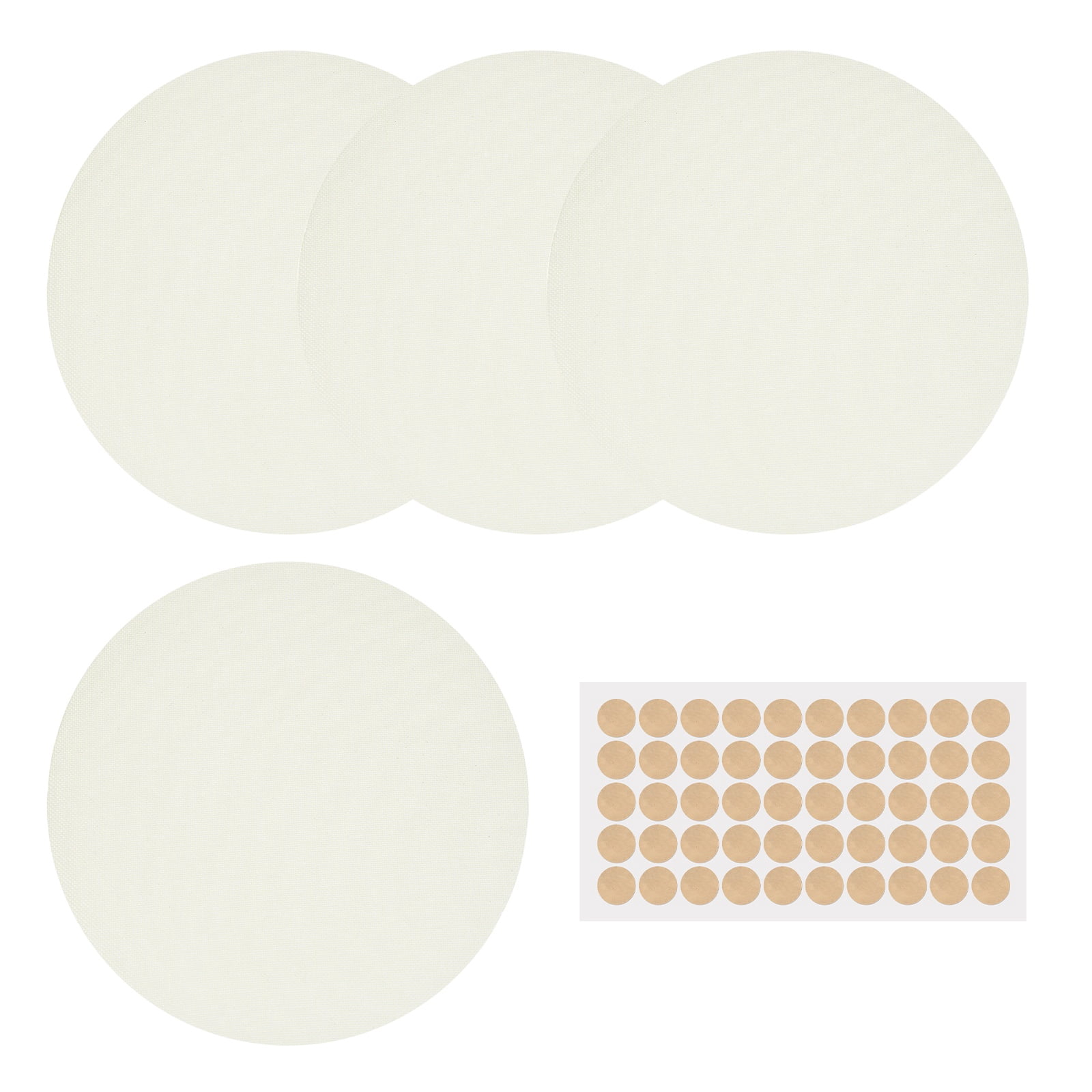 Uxcell 4 Pcs Lampshade Diffuser, 5.51" Dia Round Diffuser Fabric Lamp ...