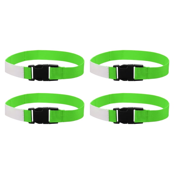 Uxcell 4 Pcs Laundry Strap with Buckle, Multipurpose Laundry Strap Replacement Wash Care Utility Household Cleaning Loop Athletics Accessories Tools Storage, Light Green