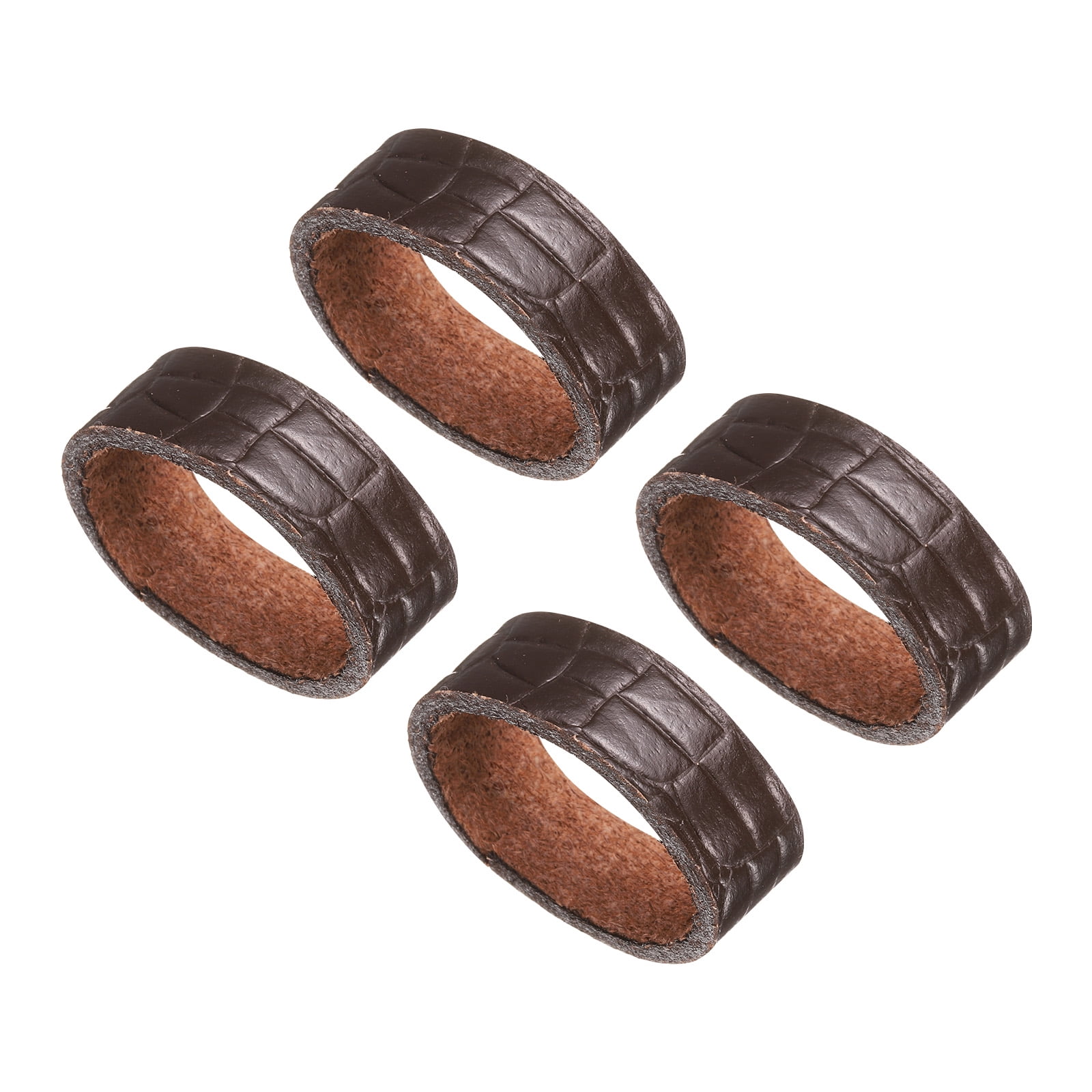 1119 4 Pcs Leather Belt Loop Keeper, 4.3 Inch Belt Straps Ring Replacement Amazon.com: uxcell 4Pcs Leather Belt Loop Keepers, 11.5cm  main image 4