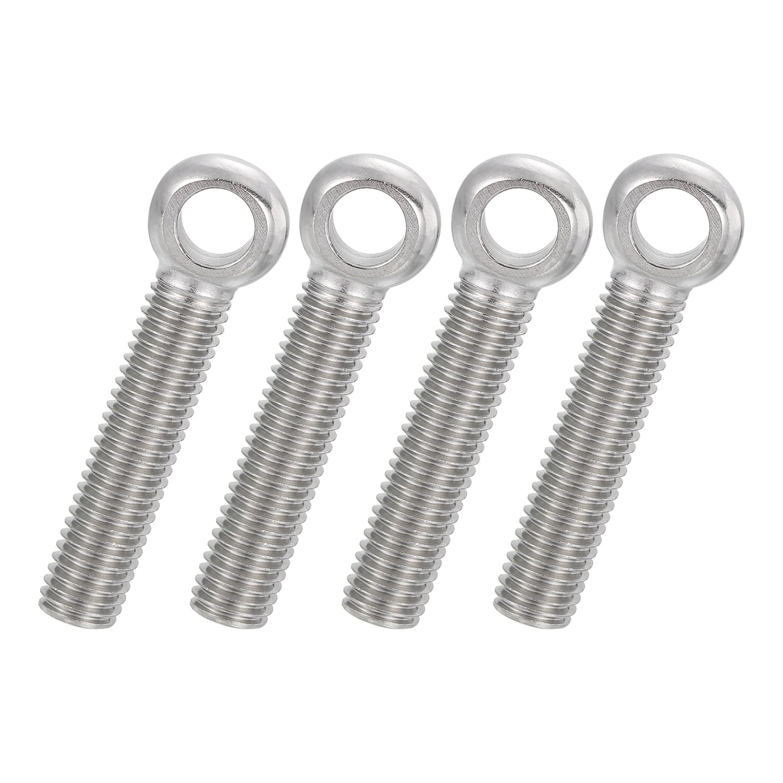 Large Thread Rigging Bolt Uxcell 4 Pcs M12x65mm Shoulder Swing Lifting Eye Bolt, 304 Stainless ...