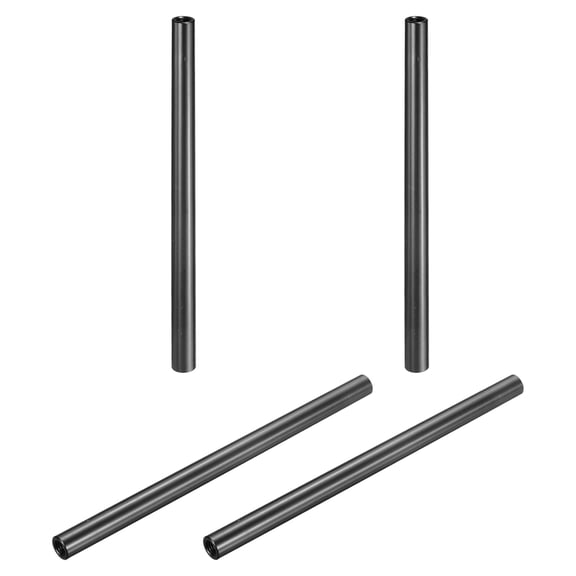 Uxcell 4 Pcs M3x90mm Round Aluminum Standoff Column Spacer, Coupling Screws Female Threaded Spacers for RC Multirotor Parts DIY FPV Quadcopter (Black)