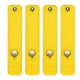 thumbnail image 1 of Uxcell 4 Pcs Phone Loop Finger Holder Silicone Phone Strap Grip Holder for Most Smartphones Light Yellow, 1 of 6