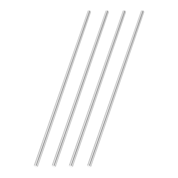 Uxcell 4 Pcs Round Steel Rod 2.8mm Diameter HSS Lathe Bar Stock Tool 150mm Long for Shaft Gear Drill Lathes Boring Machine Turning Miniature Axle Cylindrical Pin DIY Craft Tool