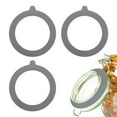 thumbnail image 1 of Uxcell 4 Pcs Rubber Seals for Glass Jars 3.6 inch OD Silicone Sealing Ring for Canning Storage Grey, 1 of 6
