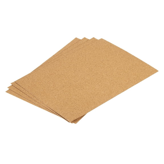 Uxcell 4 Pcs Self-Adhesive Cork, 11.69" x 8.27" x 1" Rectangle Cork Mats Cork Backing Sheets