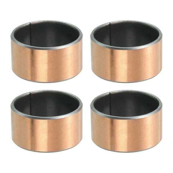 Uxcell 4 Pcs Sleeve Bearing 1-1/4" Bore x 1-13/32" OD x 3/4" Length Plain Bearings Wrapped Oilless Bushings Self-Lubricating Bushings for Sliding Parts of Machinery