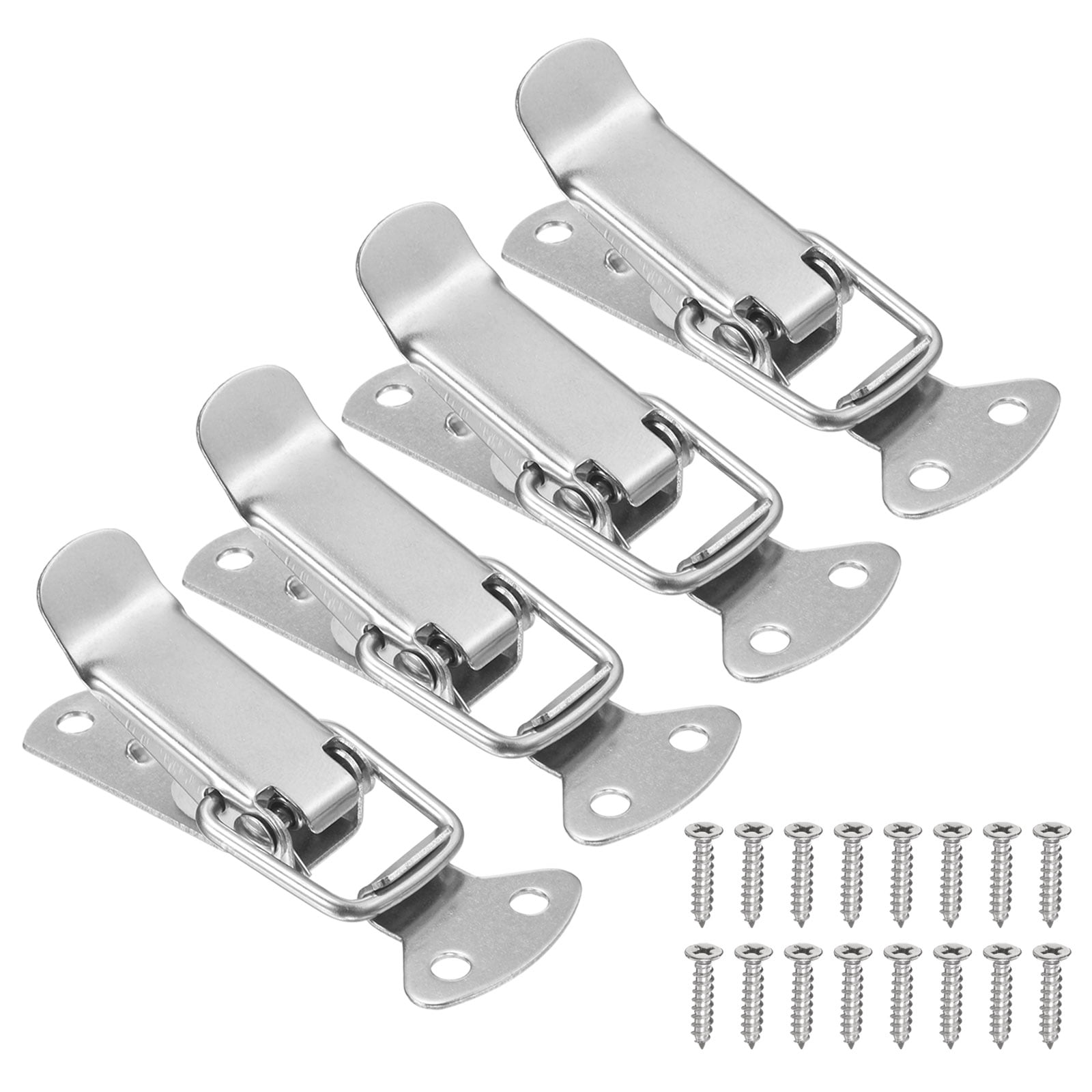 Spring Loaded Hasp Uxcell 4 Pcs Stainless Steel Spring Loaded Toggle Latch, 2.3