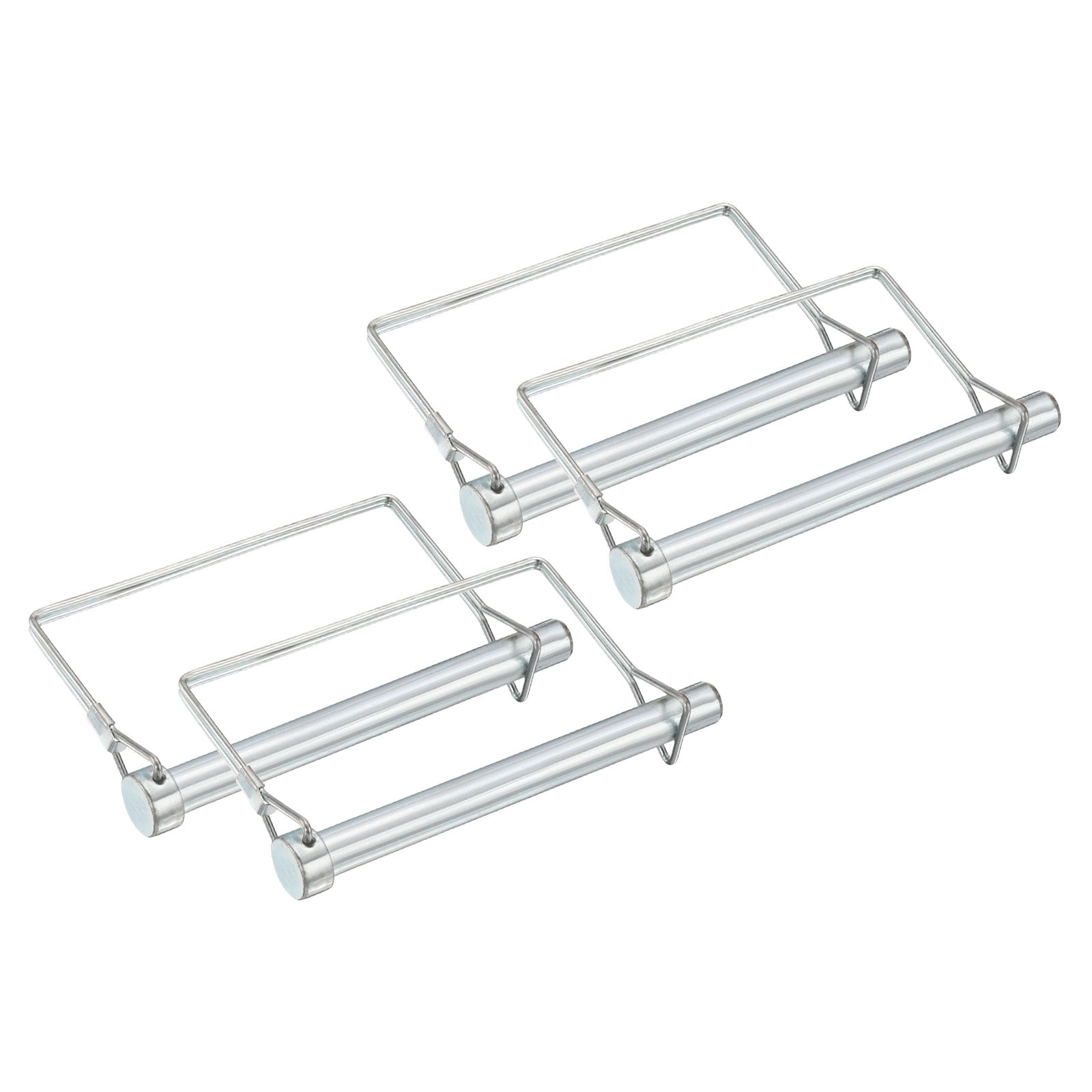 Uxcell 4Pcs Trailer Coupler Pin 1/2" x 4.7" Square Safety Wire Spring Lock Hitch Pin