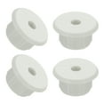 thumbnail image 1 of Uxcell 4 Pcs Wall Bushing Grommet, Wall Cable Feed Through Bushings Cable Routing Kit for 1 Inch Wall Wire Hole Organizer Furniture Ethernet, White, 1 of 6