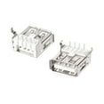 thumbnail image 1 of Uxcell 4-Pin DIP 90 Degree 2.0 Type A Female PCB USB Port 20 Count, 1 of 3
