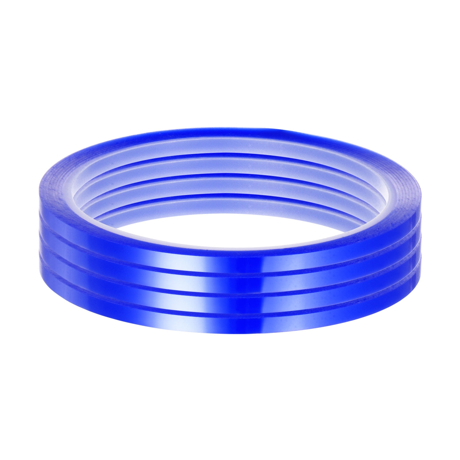 CRASPIRE 4 Rolls 10mm X 27.4m 90ft  Heat Tape For Sublimation Blue Heat Tape High Temperature Heat Tape Heat Transfer Tape Thermal Tape For Electronics Heat Press Vinyl Tape