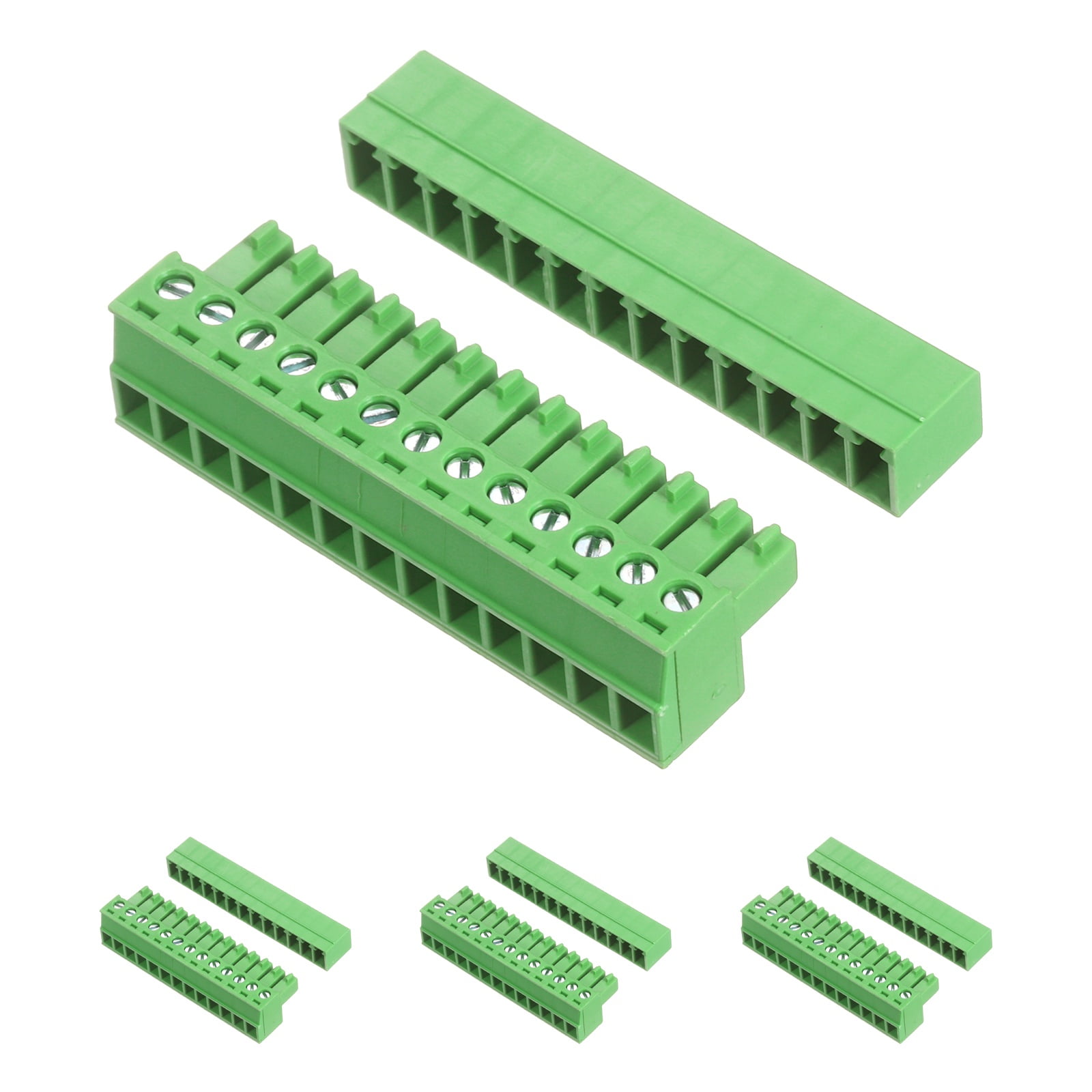 Uxcell 4 Set 13 Pin 3.81mm Pitch PCB Mount Screw Terminal Block ...
