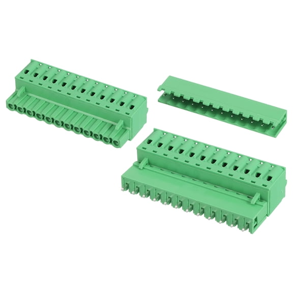 Uxcell 4 Set 2-Pin 3.81mm/0.15" Pitch PCB Mount Screw Terminal Block Connectors