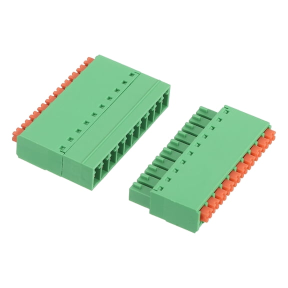 Uxcell 4 Set 2-Pin 3.81mm/0.15" Pitch PCB Mount Screw Terminal Block Connectors