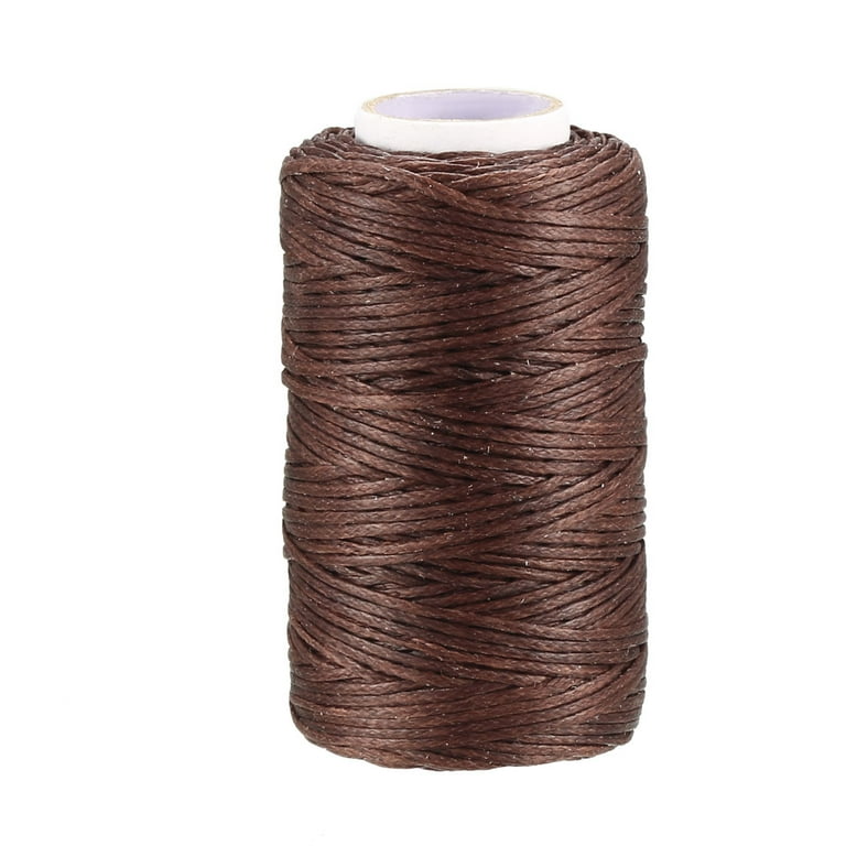 Uxcell 4 Sewing Stitching Waxed Thread Cord Leather Coffee Color 1pcs Walmart