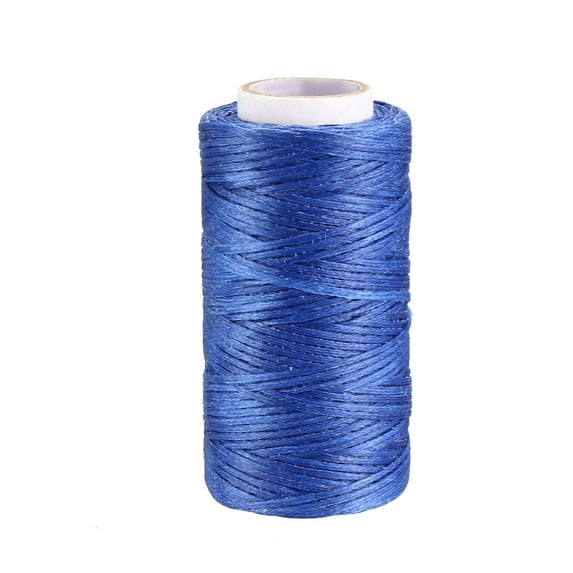 Uxcell 4'' Sewing Stitching Waxed Thread Cord Leather Sapphire 1pcs
