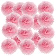 thumbnail image 1 of Uxcell Tissue Pom Poms Flowers Paper Flower Ball for Party Backdrop Decoration Light Pink 4", 1 of 7