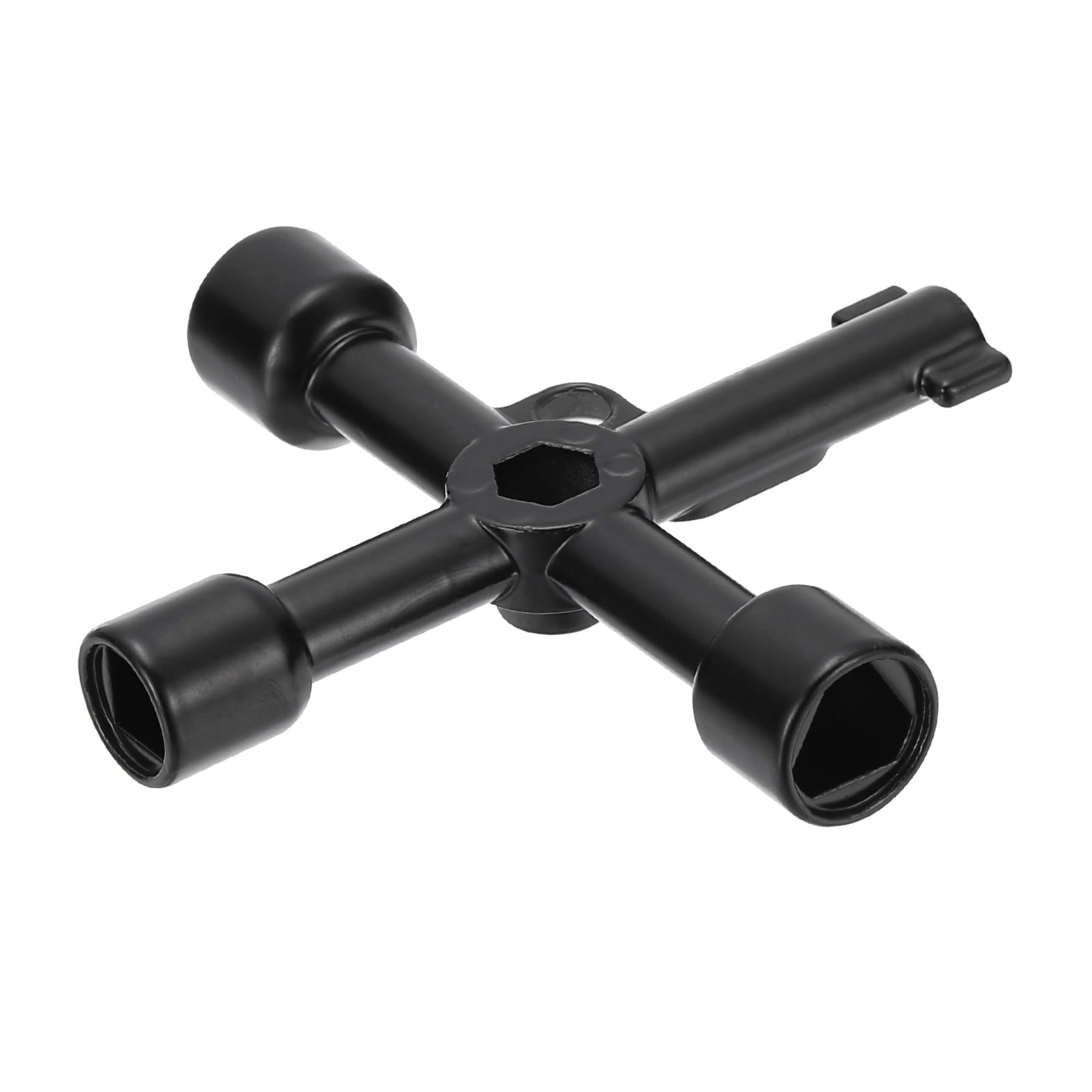 Uxcell 4 Way Utility Key, Multifunction Triangle Square Panel Cross Key ...