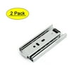 thumbnail image 1 of Uxcell 4 inch 3 Sections Telescoping Ball Bearing Damper Drawer Slide Silver Tone 2Pcs Metal, 1 of 4