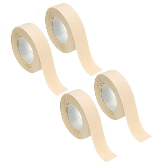 Uxcell 4 of Rolls Beige Caulk Strip 0.87" x 10.5 Ft Bathtub Caulk Sealing Tape