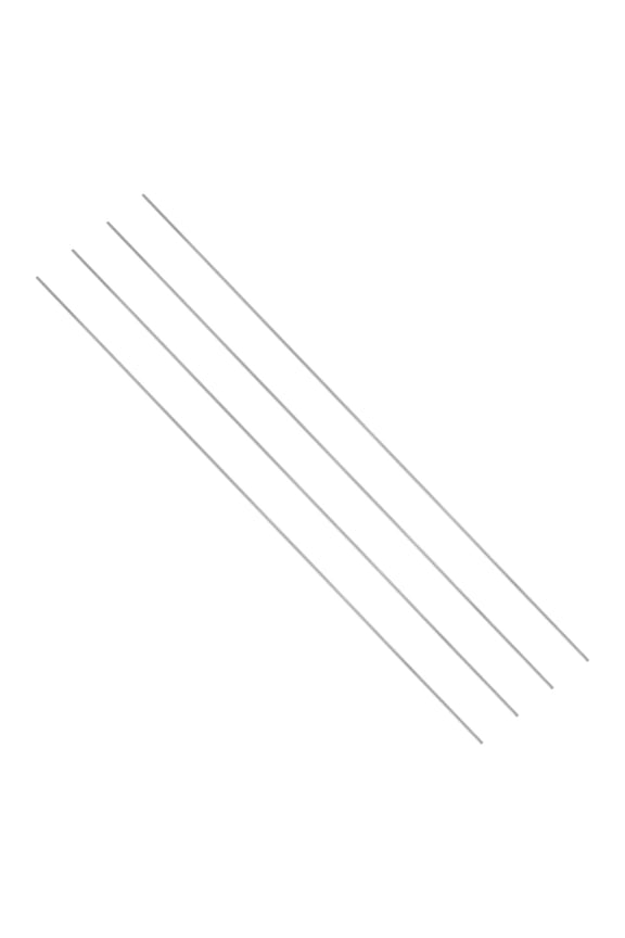 4 pcs Titanium Round Rod, 2mm Dia 407mm Length GR5 Metal Solid TC4 Titanium Round Bar for Model Plane Cars Ship DIY Craft Metal Working [0.08 x 16IN]