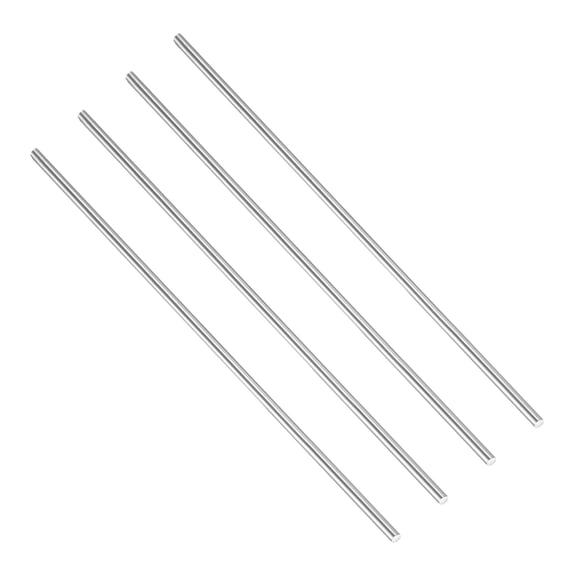 Uxcell 4 pcs Titanium Round Rod, 7mm Dia 102mm Length GR5 Metal Solid TC4 Titanium Round Bar for Model Plane Cars Ship DIY Craft Metal Working [0.28 x 4IN]