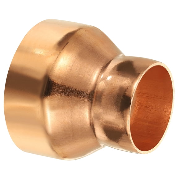Uxcell 4" to 2-1/2" Nominal Size Copper Reducer Reducing Coupling Pressure Fitting Pipe Tube Connector