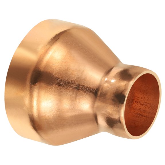 Uxcell 4" to 2" Nominal Size Copper Reducer Reducing Coupling Pressure Fitting Pipe Tube Connector