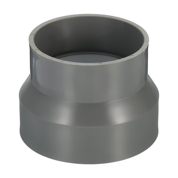 Uxcell 4" to 3.5" Duct Reducer Connector Ventilation Tube Increaser Adapter Grey