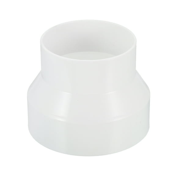Uxcell 4" to 3" Duct Reducer, Duct Connector Ducting Inline Adapter Increaser for HVAC Air Cooling Ventilation
