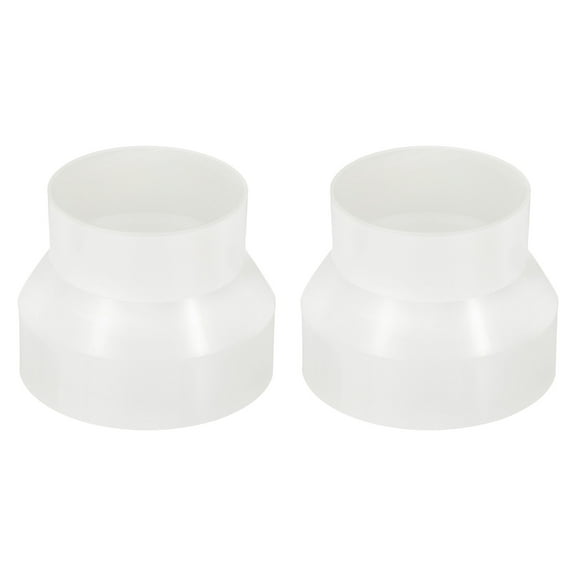 Uxcell 4" to 3" Duct Reducer Ducting Airflow Tube Increaser Adapter Pipe Fitting 2 Pack