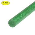 thumbnail image 1 of Uxcell 4" x 0.27" Glitter Green Mini Hot Glue Gun Sticks for Glue Gun 16 Pack, 1 of 5