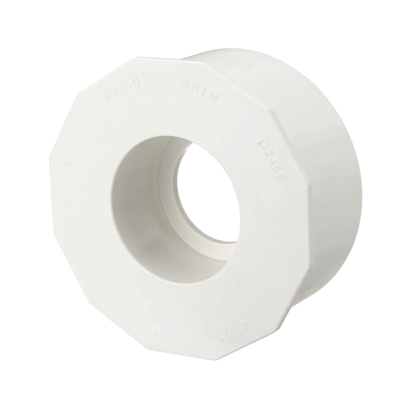 Uxcell 4 x 2 Inch PVC Reducer Bushing, PVC Pipe Reducer Adapter Fitting- for Pipe Connecting/Home Sewer Plumbing/Irrigation Spigot x Socket, SCH 40-Coupling Adapter