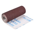 thumbnail image 1 of Uxcell 4" x 3.28Ft Sandpaper Roll, 80 Grit Emery Cloth Roll Abrasive Sandpaper Aluminum Oxide Sand Paper for Wood Furniture Floor Automotive Plumbing Finishing Metal Polishing, 1 of 7