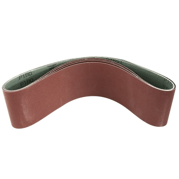 Uxcell 4" x 36" 180 Grit Lapped Joint Aluminum Oxide Sanding Belts 4 Pack